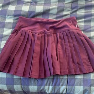 Head purple  Pleated Mini skort